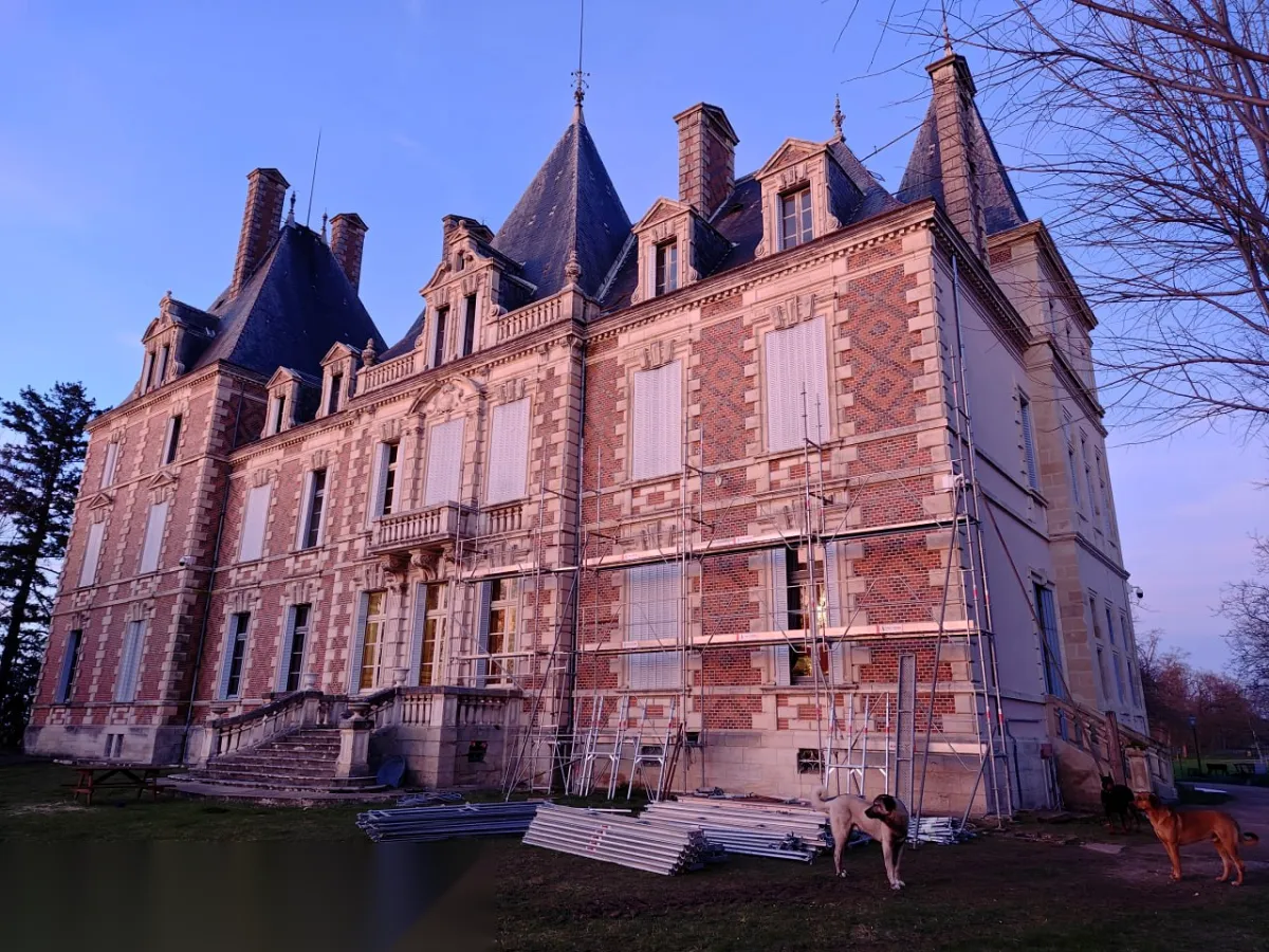 Château first floor bedrooms and suites with period furnishings
